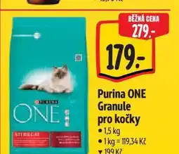 Albert Purina ONE Granule pro kočky 1,5 kg nabídka