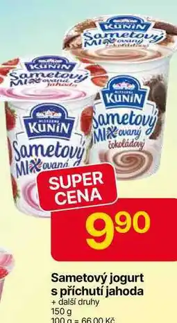 Hruška KUNÍN Sametový jogurt s příchutí 150 g nabídka