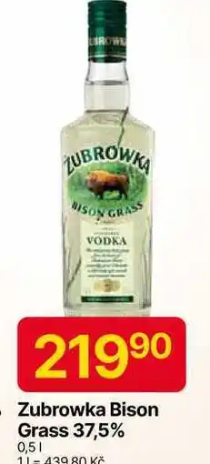 Hruška Zubrowka Bison Grass 37,5% 0,5L nabídka