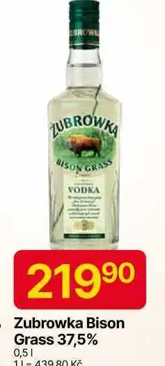 Hruška Zubrowka Bison Grass 37,5% 0,5L nabídka