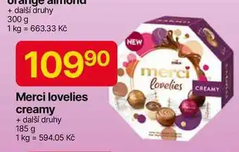 Hruška Merci lovelies creamy 185 g CREAMY nabídka