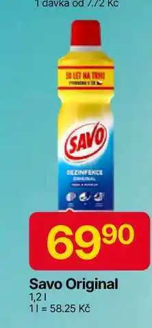 Hruška Savo Original dezinfekční prostředek 1,2l nabídka