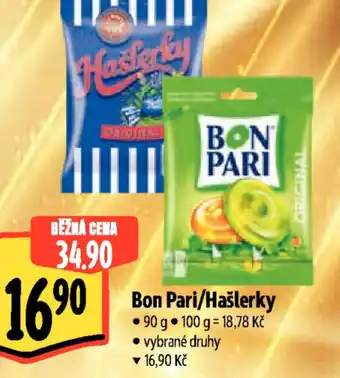 Albert Bon Pari/Hašlerky nabídka