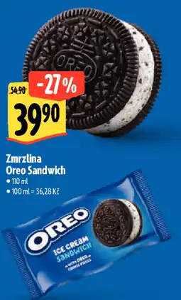 Albert Zmrzlina Oreo Sandwich nabídka