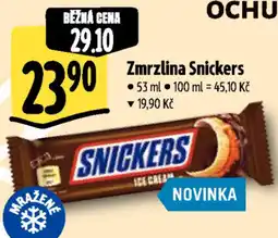Albert Zmrzlina Snickers nabídka