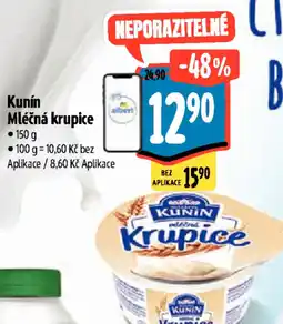 Albert Kunín Mléčná krupice nabídka