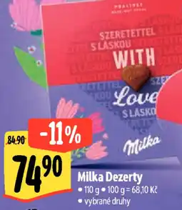 Albert Milka Dezerty nabídka