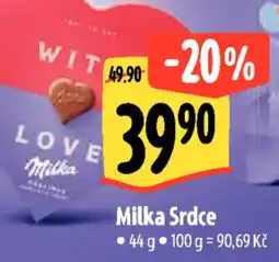 Albert Milka Srdce nabídka
