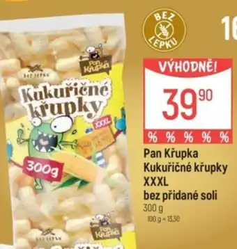 Globus Pan Křupka Kukuřičné křupky XXXL bez přidané soli nabídka