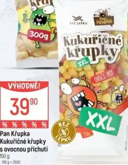 Globus Pan Křupka Kukuřičné křupky s ovocnou příchutí nabídka