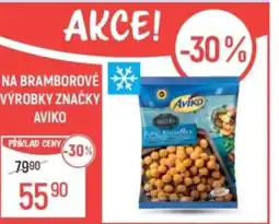 Globus Na bramborové výrobky značky aviko nabídka