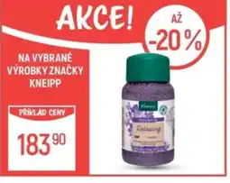 Globus Na vybrané výrobky značky kneipp nabídka