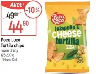 Globus Poco Loco Tortila chips nabídka