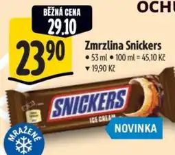 Albert Zmrzlina Snickers nabídka