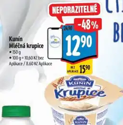 Albert Kunín Mléčná krupice nabídka