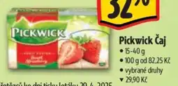 Albert Pickwick Čaj nabídka