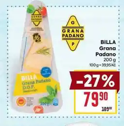 Billa BILLA Grana Padano D.O.P. OF 100g nabídka