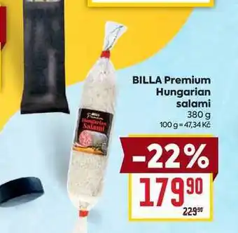 Billa BILLA Premium Hungarian salami 380 g nabídka