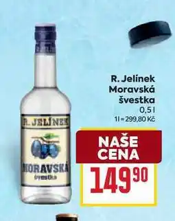Billa R. Jelínek Moravská švestka 0,5l nabídka