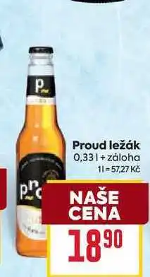 Billa Proud ležák 0,33l nabídka