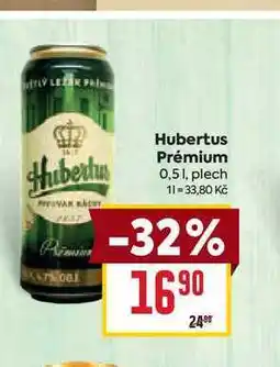 Billa Hubertus Prémium 0,51, plech nabídka