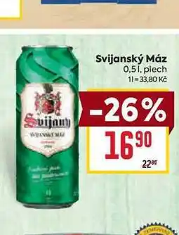 Billa Svijanský Máz 0,51, plech nabídka