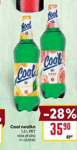 Billa Cool nealko 1,51, PET nabídka