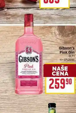 Billa Gibson's Pink Gin 0,7l nabídka