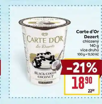Billa Carte d'Or Dezert chlazený 140 g nabídka