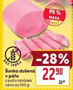 Billa Šunka dušená v páře nabídka