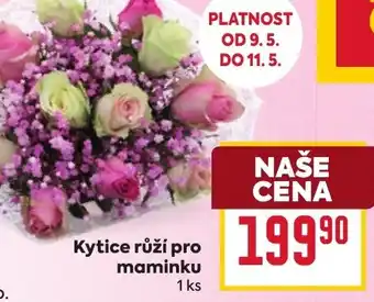 Billa Kytice růží pro maminku nabídka