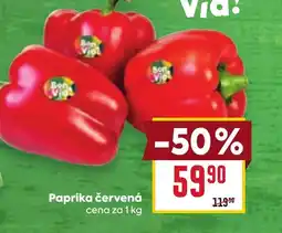 Billa Paprika červená nabídka