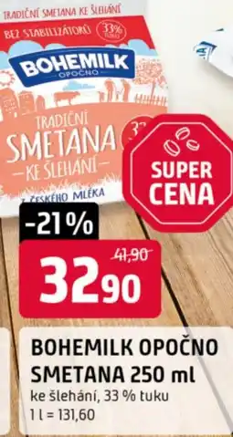 Trefa Bohemilk opočno smetana nabídka