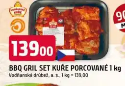 Trefa Bbq gril set kuře porcované nabídka