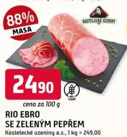 Trefa Rio ebro se zeleným pepřem nabídka