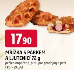 Trefa Mřížka s párkem a ljutenicí nabídka
