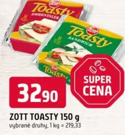 Trefa Zott toasty nabídka