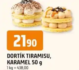 Trefa Dortík tiramisu, karamel nabídka