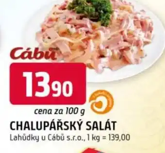 Trefa Chalupářský salát nabídka