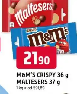 Trefa M&m's crispy maltesers nabídka