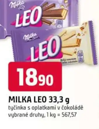Trefa MILKA Leo nabídka
