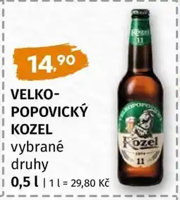 Terno Velkopopovický Kozel nabídka