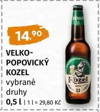 Terno Velkopopovický Kozel nabídka