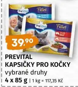 Terno PREVITAL Kapsičky pro kočky nabídka