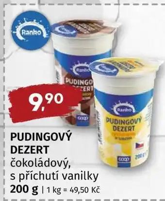 Terno Pudingový dezert nabídka