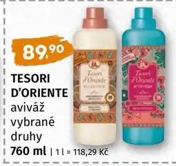 Terno TESORI D’ORIENTE aviváž vybrané druhy nabídka