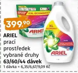 Terno ARIEL prací prostředek vybrané druhy nabídka