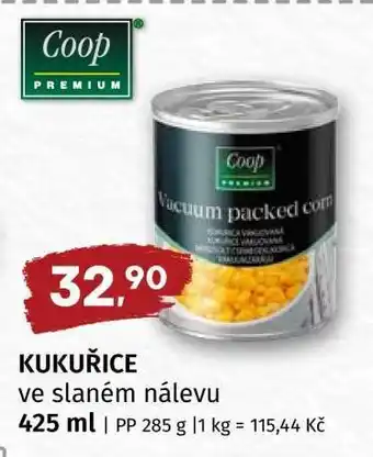 Terno KUKUŘICE ve slaném nálevu nabídka