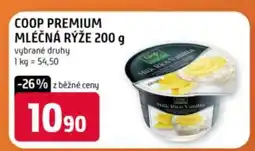 Terno Coop Premium Mléčná rýže 200 g nabídka