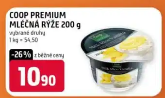 Terno Coop Premium Mléčná rýže 200 g nabídka